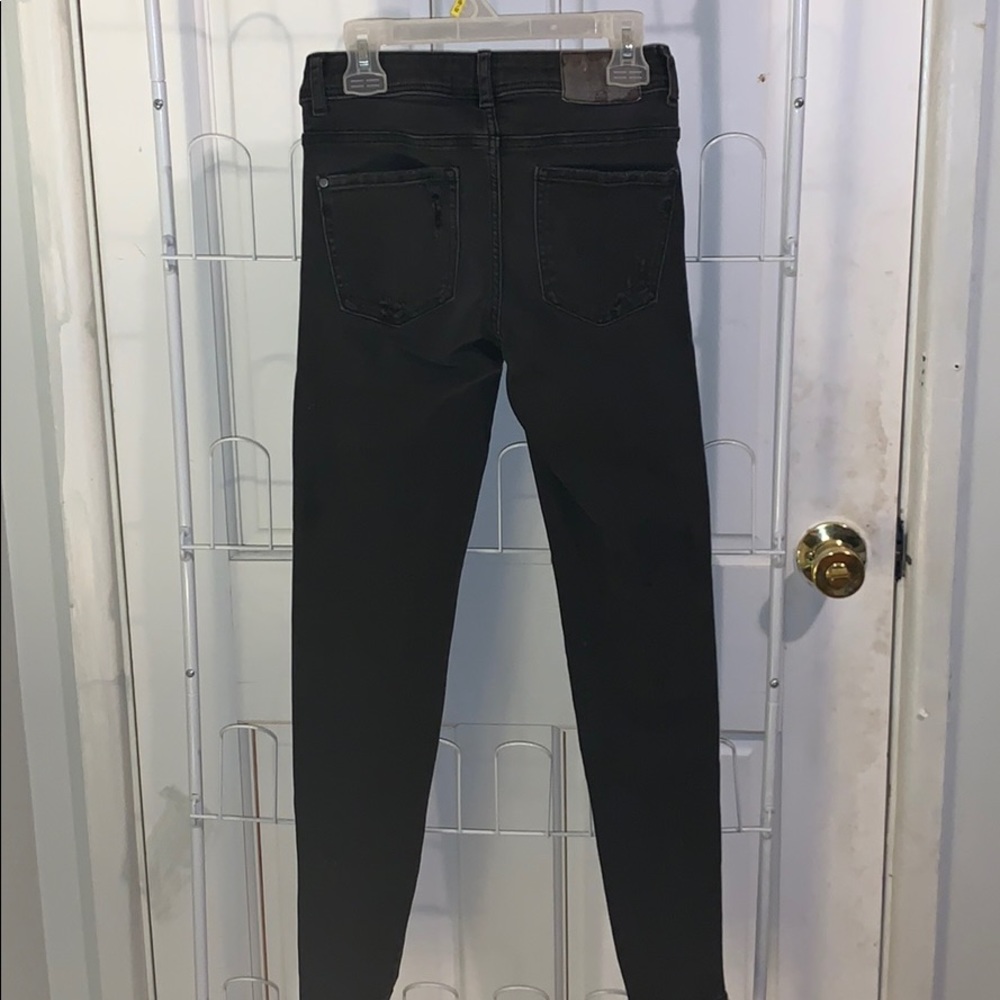 Low Rise Ripped Skinny Jeans - Picture 2 of 7